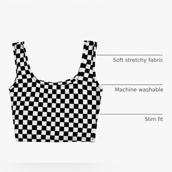 Checkered Tank Top - Picture 4 of 4